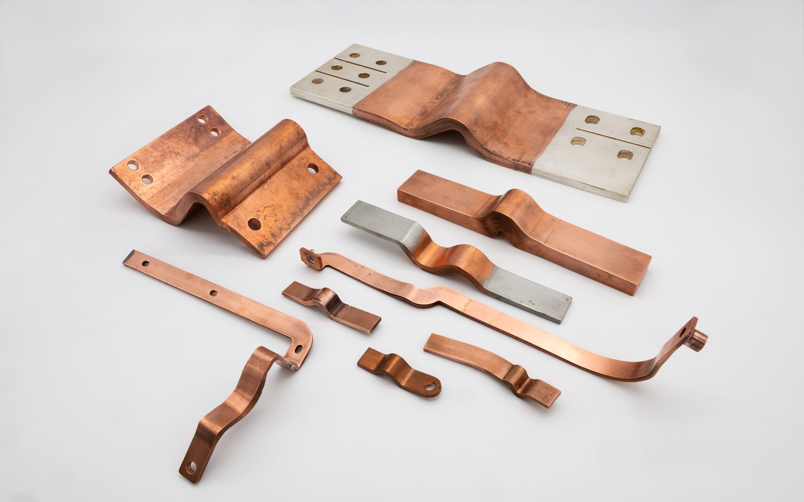 Custom Braided Precision Copper Busbars for Wind Turbines