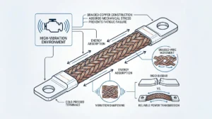 Braided Flexible Copper Busbars in High-Vibration - JUMAI