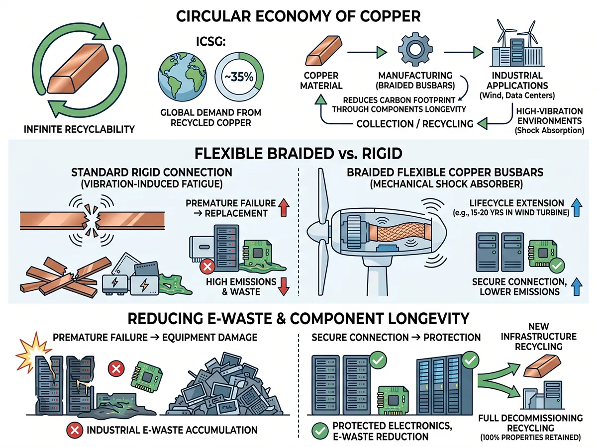 Sustainability in Heavy Power Infrastructure: The Green Advantage of Copper