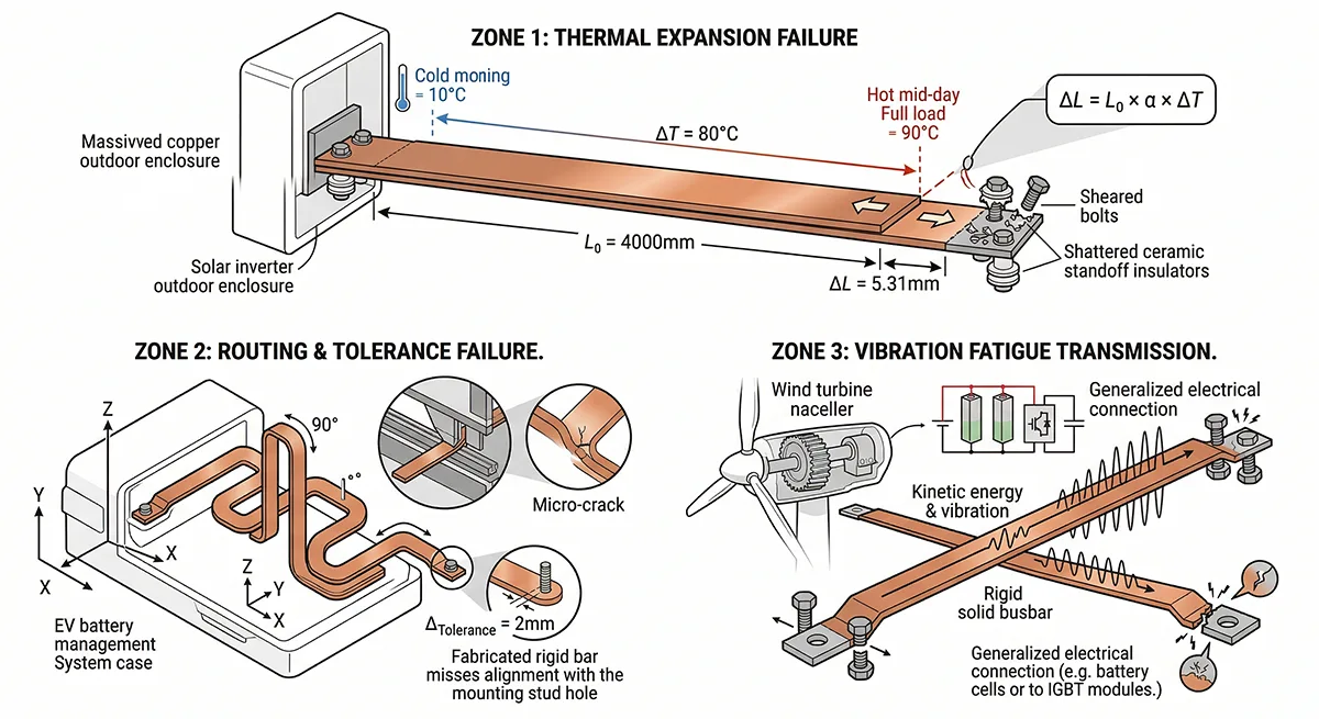 The Engineering Constraints of Rigid Busbar Systems