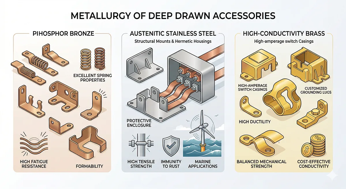 The Metallurgy of Deep Drawn Stamping Accessories