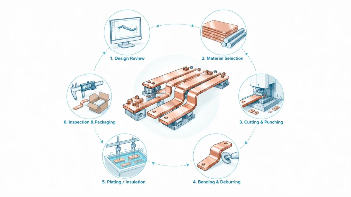 How to Choose the Right Rigid Busbars Manufacturer for Custom Power Distribution Projects