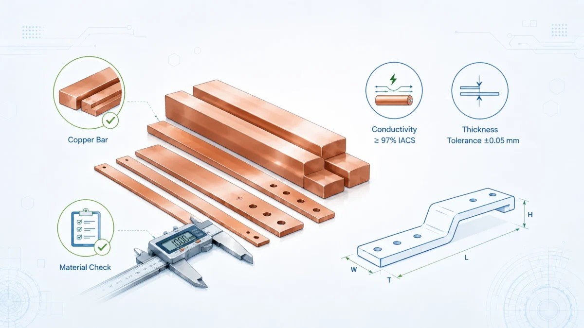 Rigid Busbars Manufacturing Process: From Copper Material to Precision Finishing