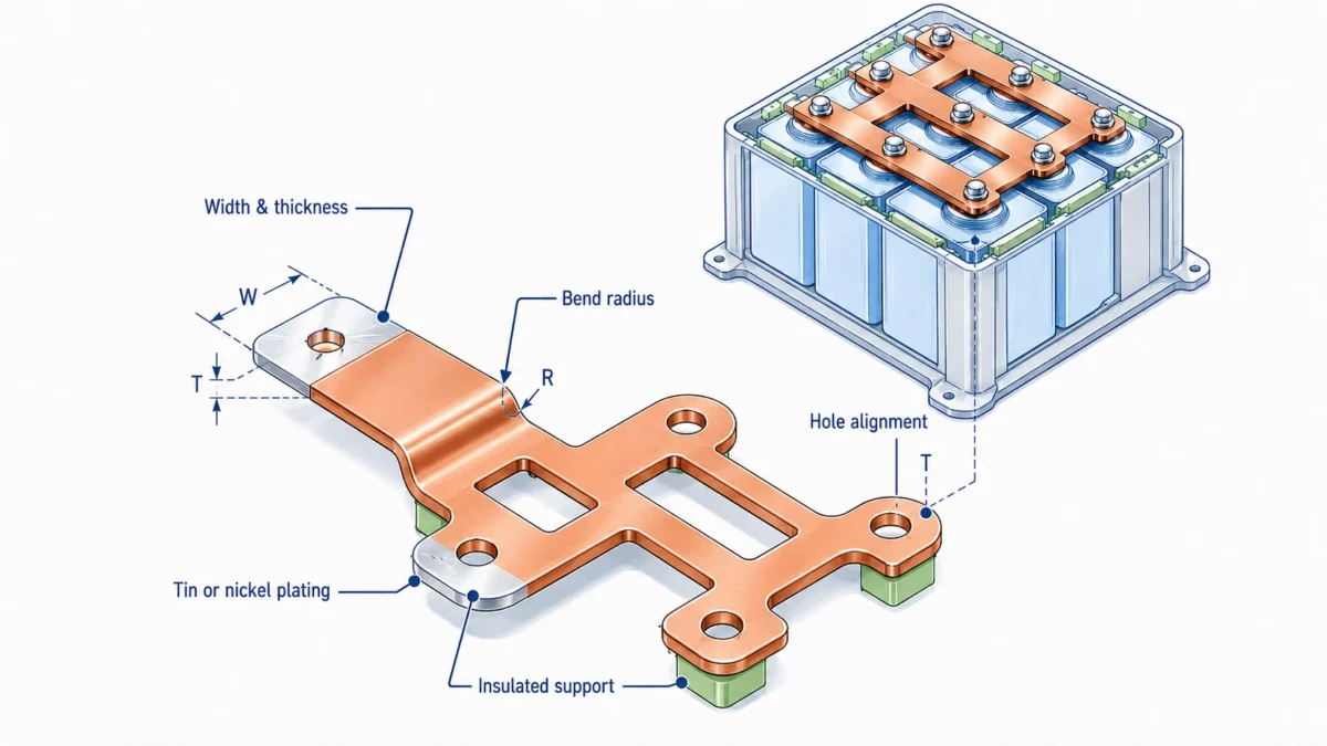 Rigid Busbars for Battery Packs: Design Requirements, Safety Standards, and Customization Tips