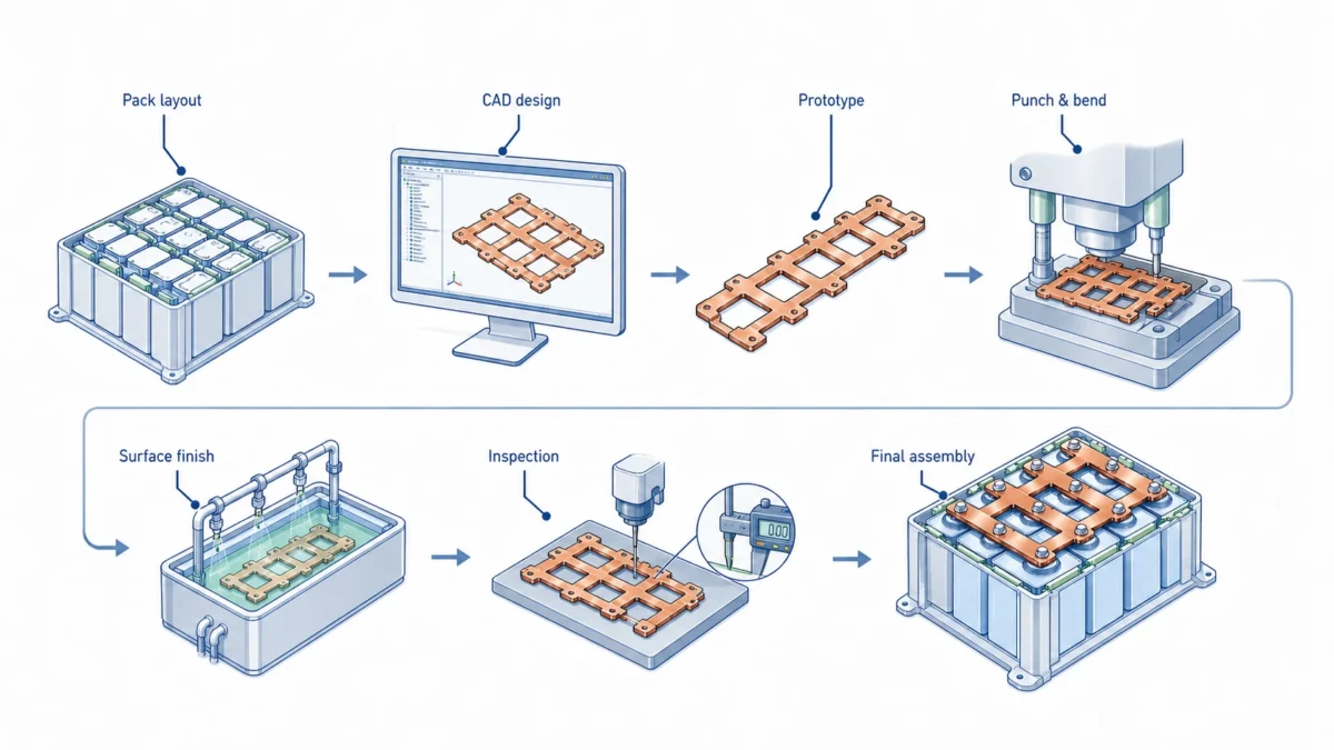Rigid Busbars for Battery Packs: Design Requirements, Safety Standards, and Customization Tips