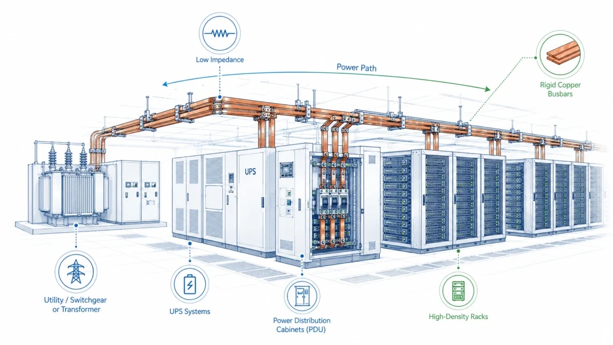 Rigid Busbars in Data Centers: Reliable Power Distribution for High-Density Electrical Systems