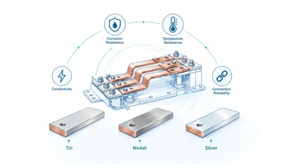 Tinned Copper Rigid Busbars: When to Use Tin, Nickel, or Silver Plating