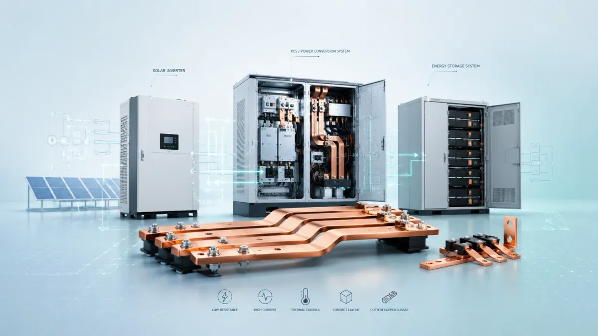 DC Bus Bar Design for Solar Inverters, PCS Cabinets and Energy Storage Systems 1 DC Bus Bar Design for Solar Inverters PCS Cabinets and Energy Storage Systems
