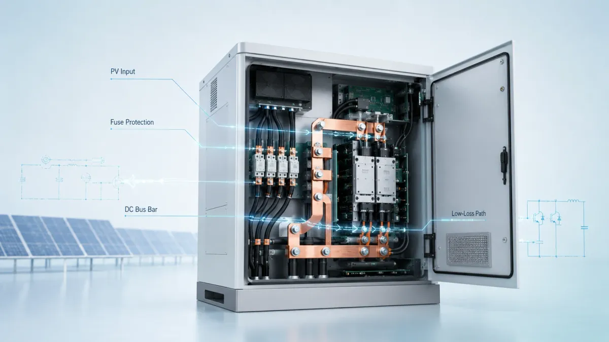DC Bus Bar Design for Solar Inverters, PCS Cabinets and Energy Storage Systems 2 DC bus bar