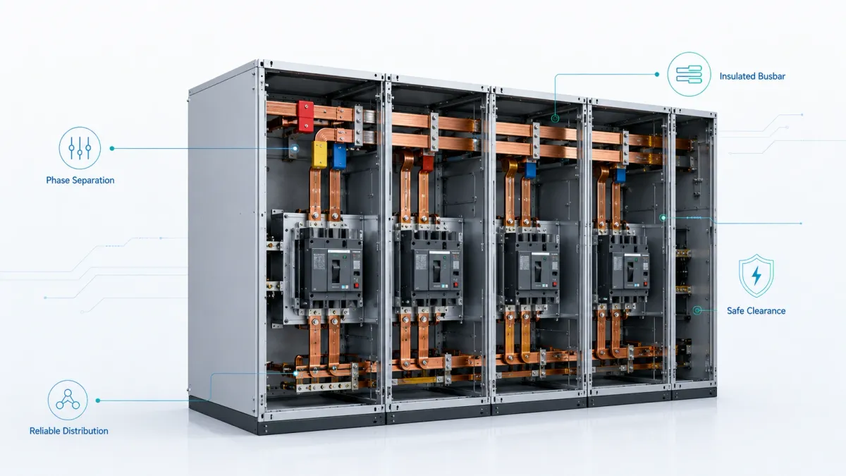 Insulated Busbar Guide for EV Batteries, Switchgear and Power Cabinets Insulated Busbar Guide for EV Batteries, Switchgear and Power Cabinets