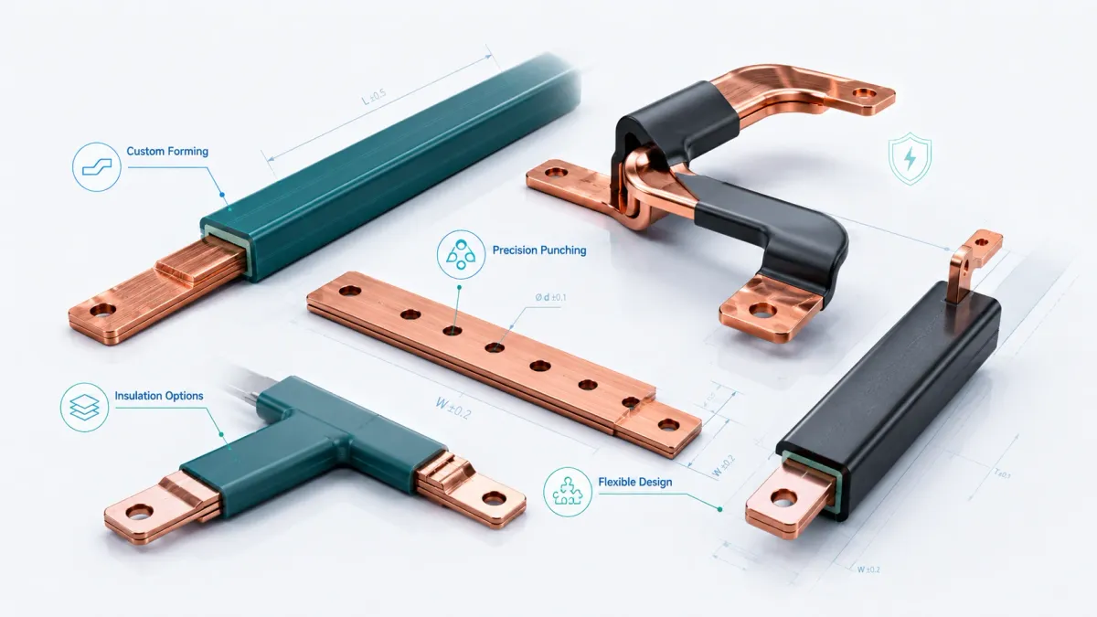 Insulated Busbar Guide for EV Batteries, Switchgear and Power Cabinets 3 Insulated Busbar Guide for EV Batteries, Switchgear and Power Cabinets