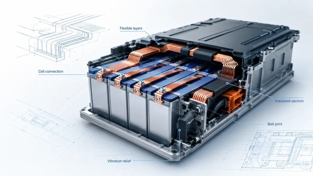 Battery Busbar Design Guide for EV Battery Packs and BESS Cabinets 2 battery busbar