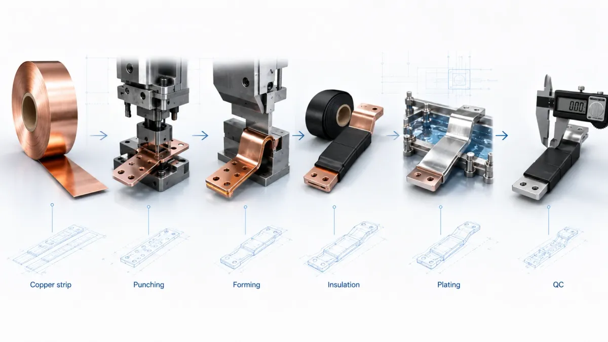 Battery Busbar Design Guide for EV Battery Packs and BESS Cabinets 4 busbar design considerations