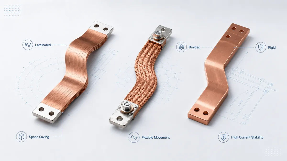Flexible Copper Busbar for EV Batteries and Energy Storage Systems 4 Contact design and surface plating