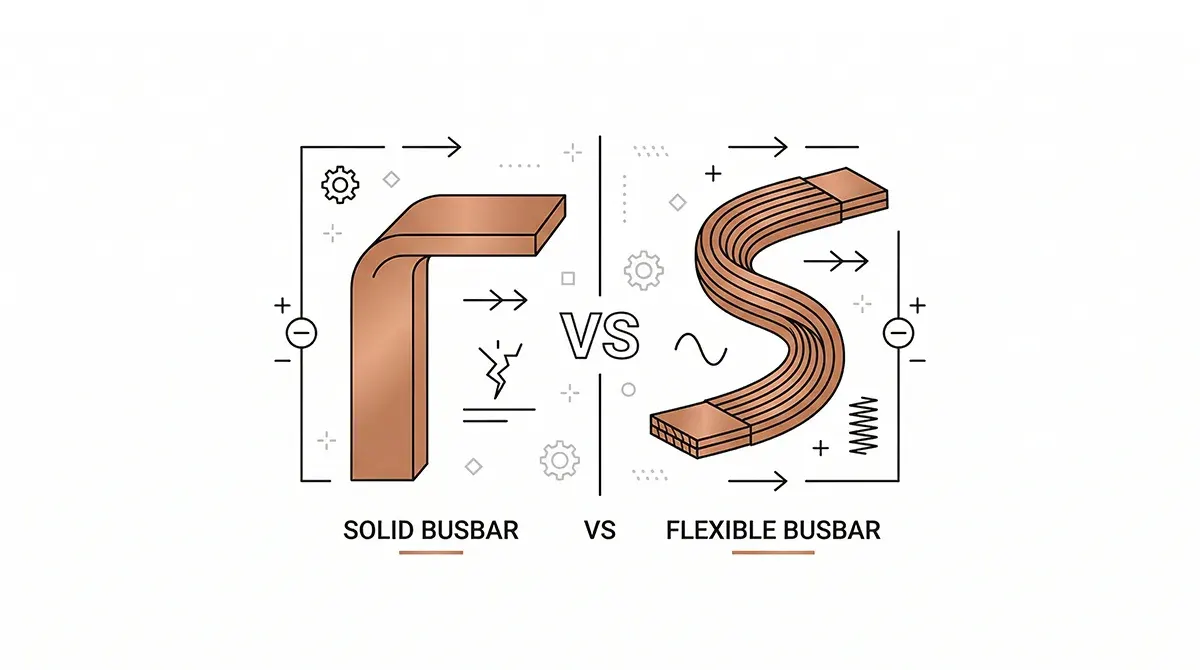 Flexible Copper Busbars vs. Solid Busbars: Which is Best for Power Transmission? 1 Flexible Copper Busbars vs. Solid Busbars Which is Best for Power Transmission