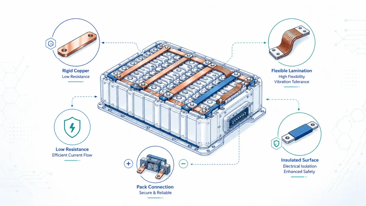 Battery Bus Bars: Copper, Flexible and Insulated Options for OEM Projects 2 battery bus bars copper flexible insulated 2