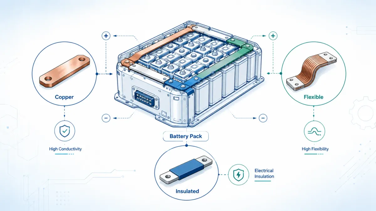Battery Bus Bars: Copper, Flexible and Insulated Options for OEM Projects 1 battery bus bars copper flexible insulated